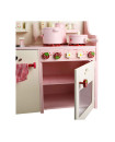 Wooden Pink Kitchen